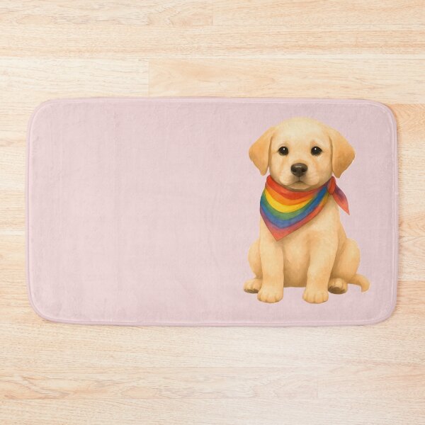 Item preview, LGBTQ Rainbow Labrador Bandana Graphic  designed and sold by IBD-HOUS.