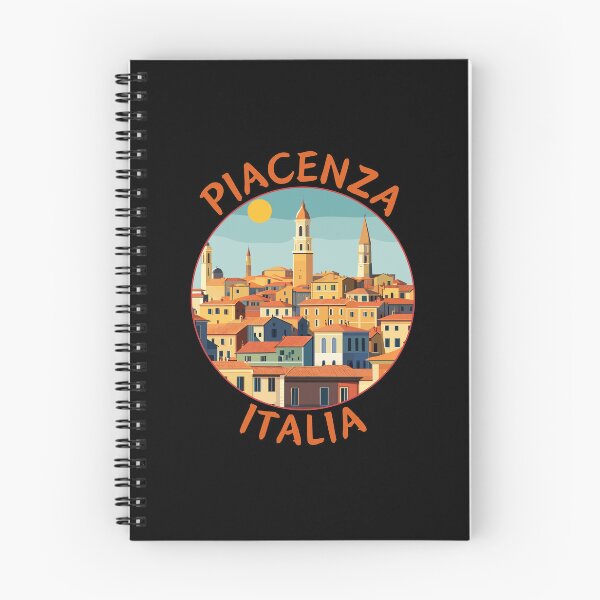 Item preview, Piacenza in Emilia-Romagna Italy Retro Travel Art Circle Emblem designed and sold by MaateoDesign.