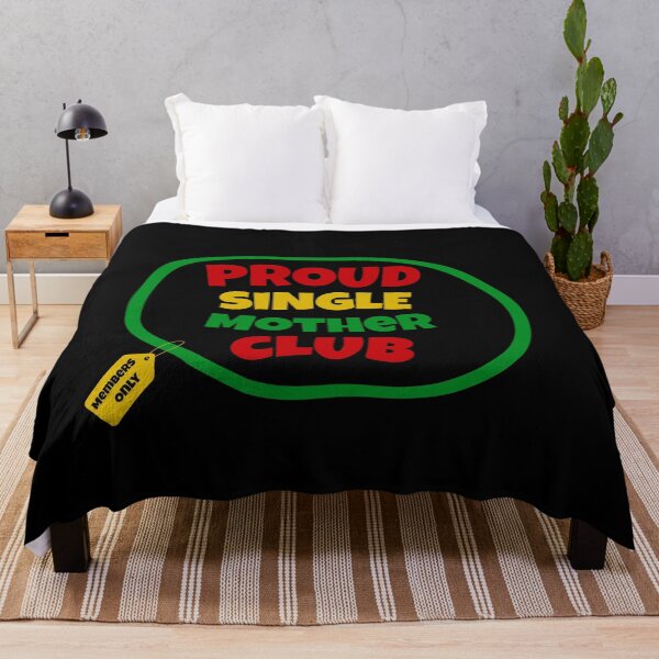 Item preview, Proud Single Mother Club | Single Parent | I’m A Single Mom | Black Mothers | Jamaican Mothers designed and sold by TeesByAngelzB.