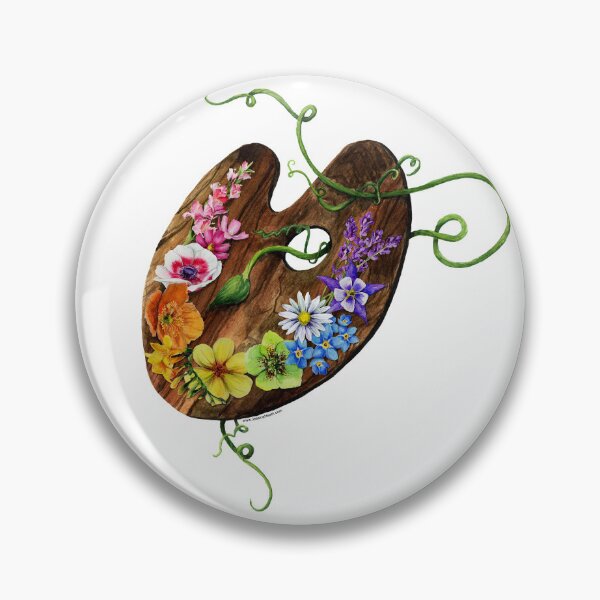 Item preview, Watercolor Floral Paint Palette designed and sold by Jessica Heath.