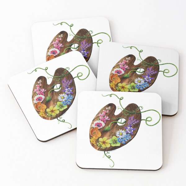 Item preview, Watercolor Floral Paint Palette designed and sold by Jessica Heath.