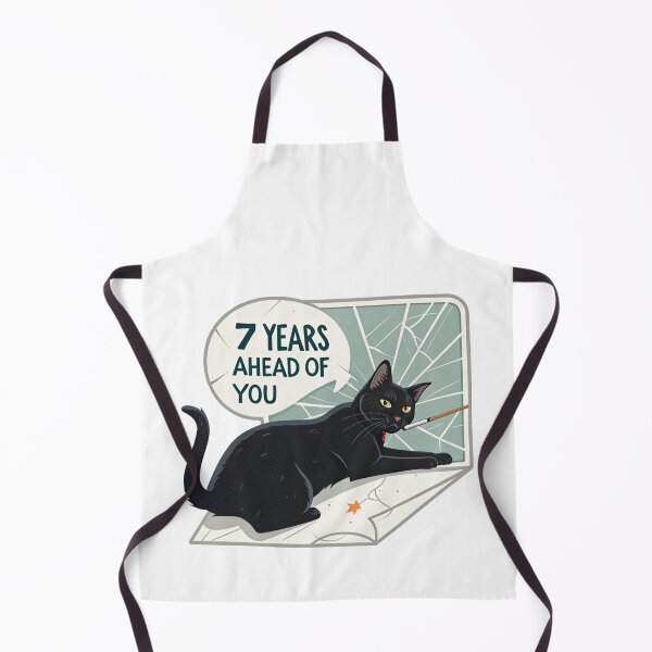 Item preview, Black cat 7 years ahead of you designed and sold by Lucky 777.