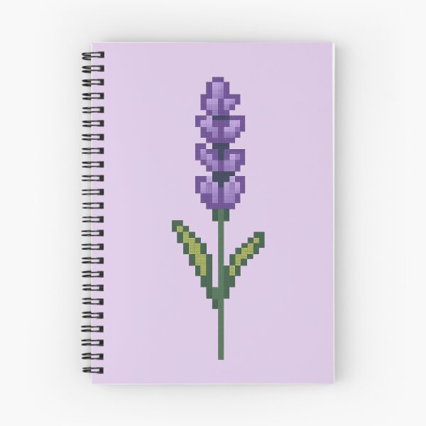 Item preview, 8‑Bit Lavender Bloom – Retro Pixel Flower designed and sold by Planthem.