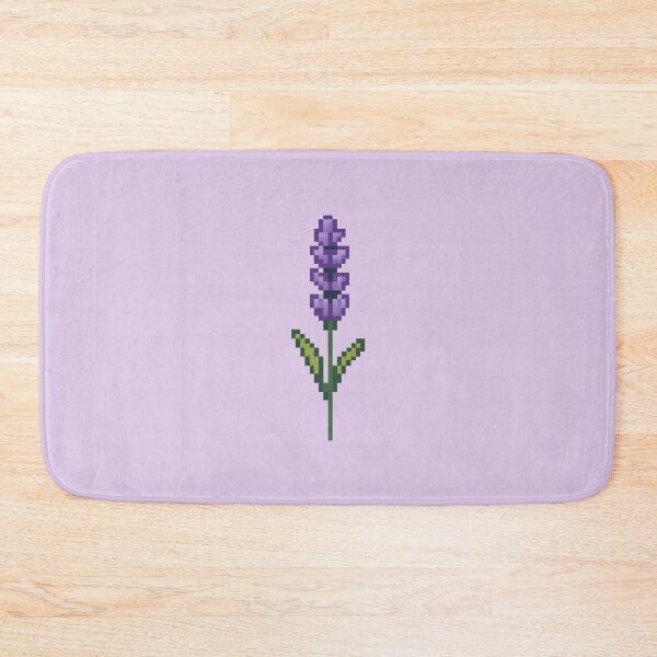 Item preview, 8‑Bit Lavender Bloom – Retro Pixel Flower designed and sold by Planthem.