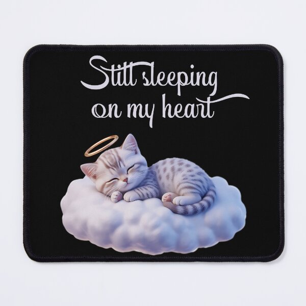 Item preview, Still Sleeping on My Heart Angel Cat Memorial designed and sold by Diane Gotti.