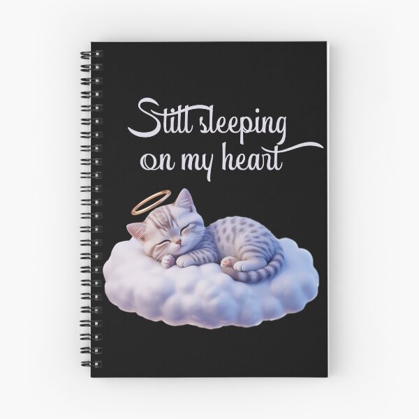 Item preview, Still Sleeping on My Heart  Angel Cat Memorial  designed and sold by Diane Gotti.