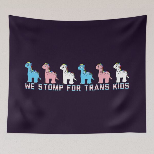 Item preview, We Stomp For Trans Kids designed and sold by Art by Veya.