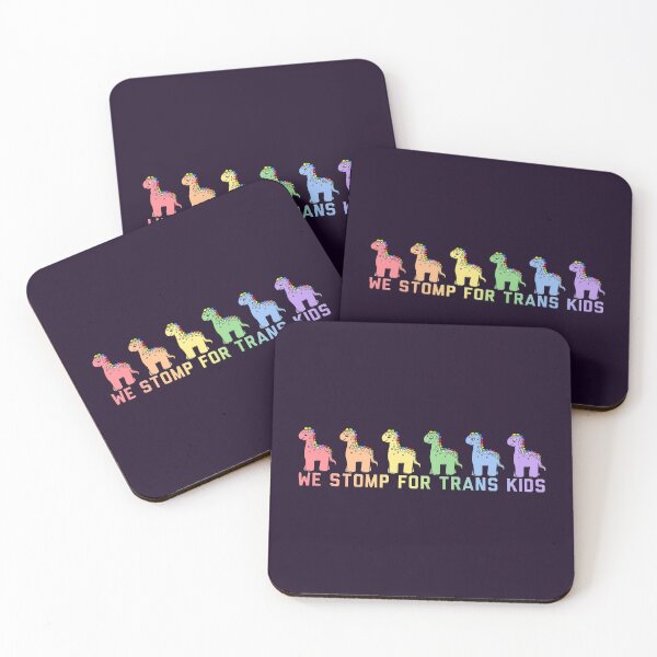 Item preview, We Stomp For Trans Kids Rainbow designed and sold by Art by Veya.
