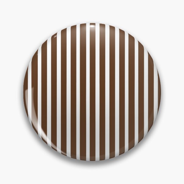 Item preview, Chocolate Brown and White Stripes designed and sold by OneThreeSix.