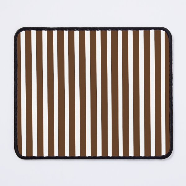 Item preview, Chocolate Brown and White Stripes designed and sold by OneThreeSix.