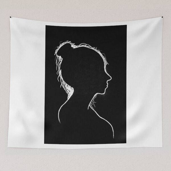Item preview, women linear drawing | feminine art  designed and sold by thissmarwa.