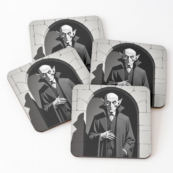 Item preview,  Nosferatu the Vampire vintage style halloween illustration designed and sold by Vintage Designs +.
