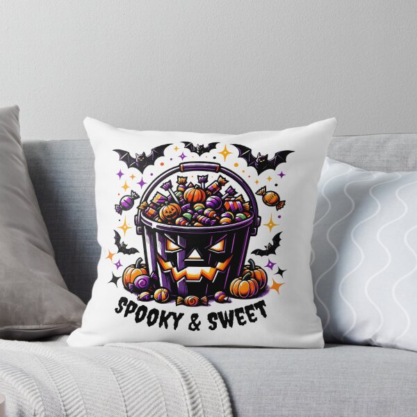 Item preview, Spooky Trick or Treat Tee with Jack-o'-Lantern Pail, Halloween Shirt designed and sold by MindfullyCreated.