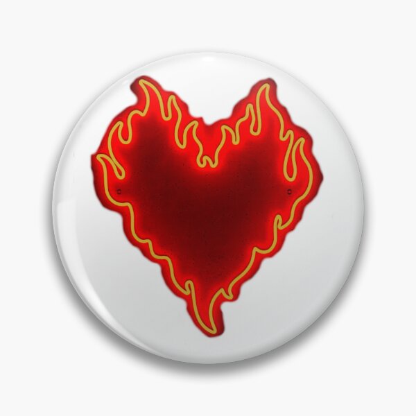 Item preview, Heart in flames designed and sold by REDART69.
