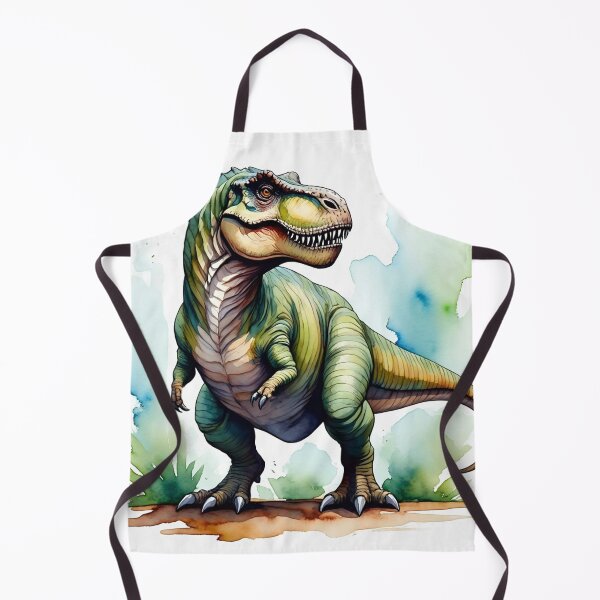 Item preview, Tyrannosaurius Rex watercolor painting art designed and sold by Vintage Designs +.