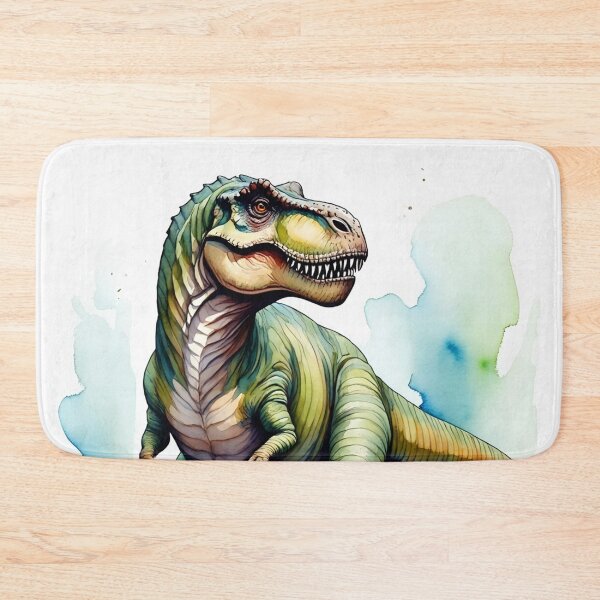 Item preview, Tyrannosaurius Rex watercolor painting art designed and sold by Vintage Designs +.