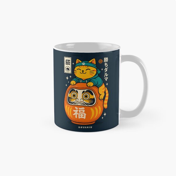 Item preview, Daruma & Cat designed and sold by TheSamuraiCat.