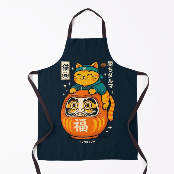 Item preview, Daruma & Cat designed and sold by TheSamuraiCat.