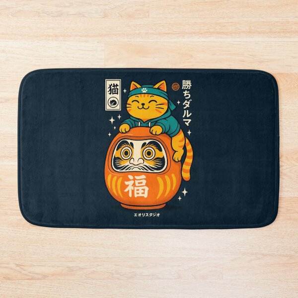 Item preview, Daruma & Cat designed and sold by TheSamuraiCat.