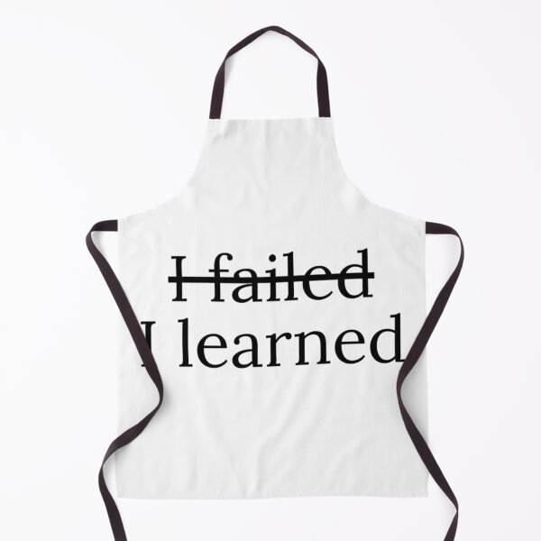 Item preview, I failed - I learned - motivational quote - Tshirt Print designed and sold by earnedWear.
