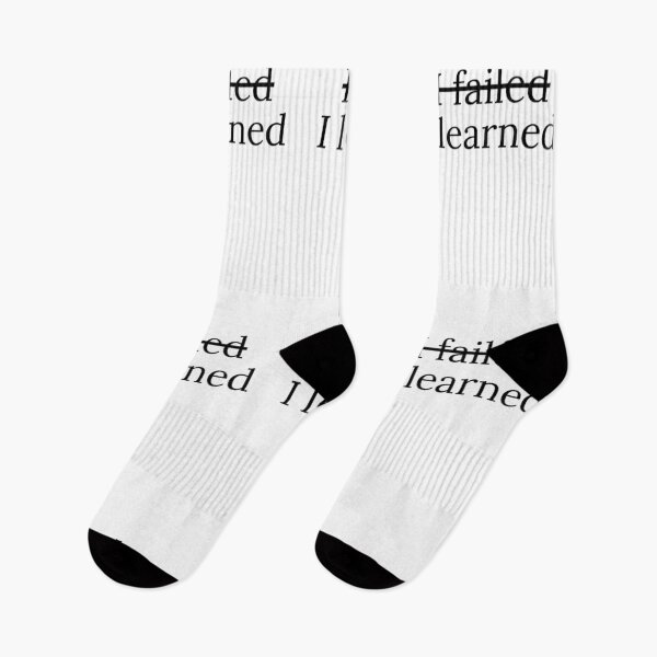 Item preview, I failed - I learned - motivational quote - Tshirt Print designed and sold by earnedWear.