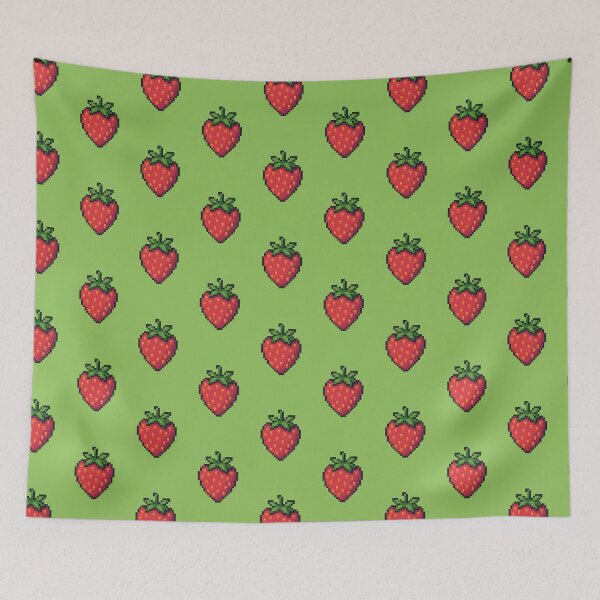 Item preview, Strawberry Pixel Art – Retro 8-Bit Fruit Design designed and sold by Planthem.