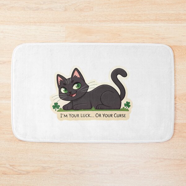 Item preview, I'M your luck or your curse black cat  designed and sold by Lucky 777.