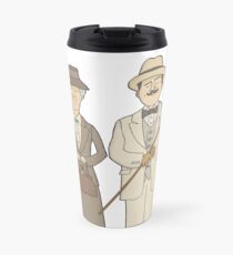 Marple and Poirot Travel Mug