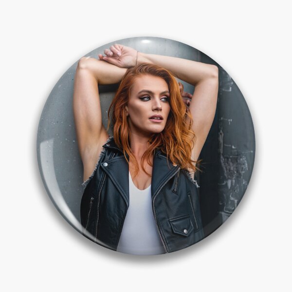 Item preview, female model posing and pouting  with their arms up Grunge street photography designed and sold by Vintage Designs +.