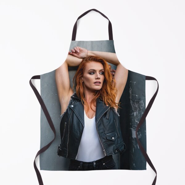 Item preview, female model posing and pouting with their arms up Grunge street photography designed and sold by Vintage Designs +.