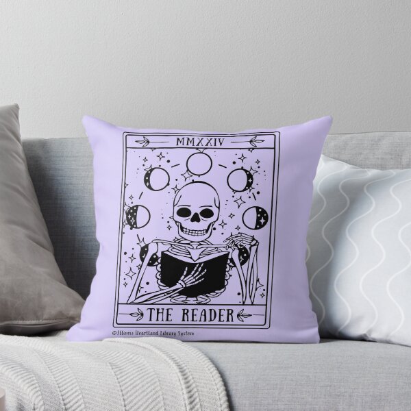 Item preview, The Reader (Line Art) – IHLS Library Tarot designed and sold by Illinois Heartland Library System.