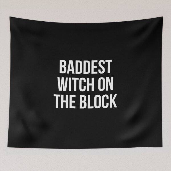 Item preview, Baddest witch on the block designed and sold by allthetees.
