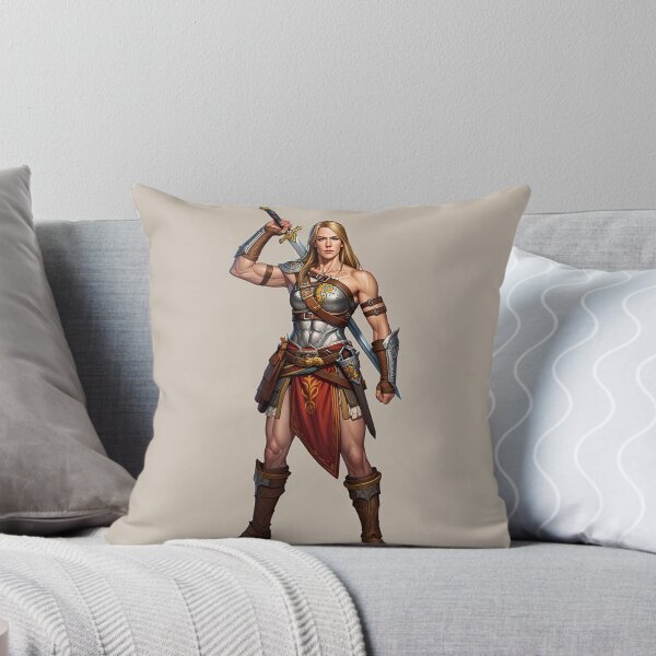 Item preview, Female Barbarian armored warrior woman illustration designed and sold by Vintage Designs +.