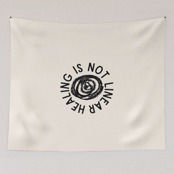 Item preview, Healing is not linear designed and sold by Keeping Art Heavenly.