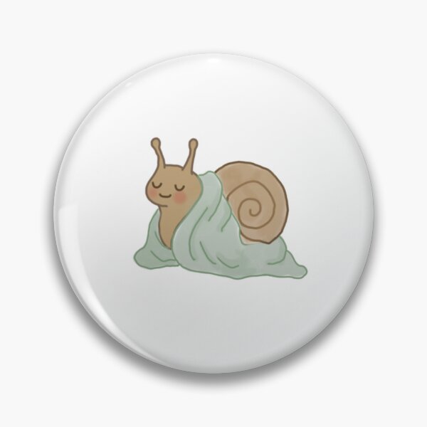 Item preview,  Cozy Snail in Blanket – Emotional Support Sticker designed and sold by spisc01.