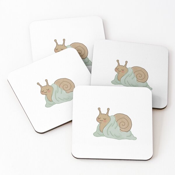Item preview,  Cozy Snail in Blanket – Emotional Support Sticker designed and sold by spisc01.
