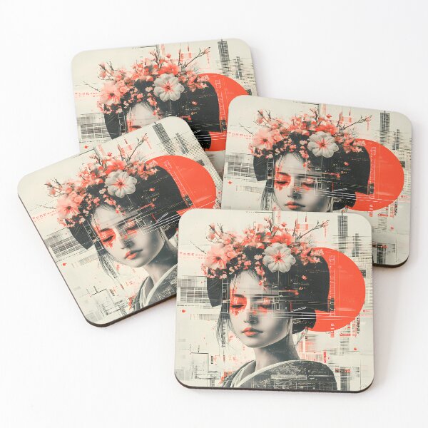 Item preview, "Digital Geisha: Fragmented Identity" designed and sold by Jameswoodly.