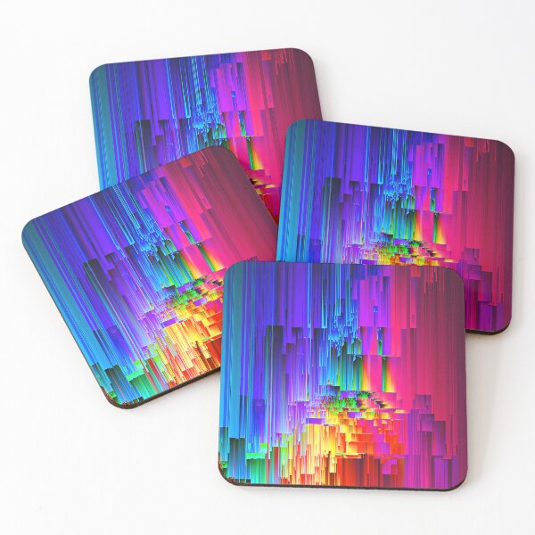 Item preview, Cyberpunk Futuristic Boldly Colorful Abstract Glitch Design Art designed and sold by DEC02.