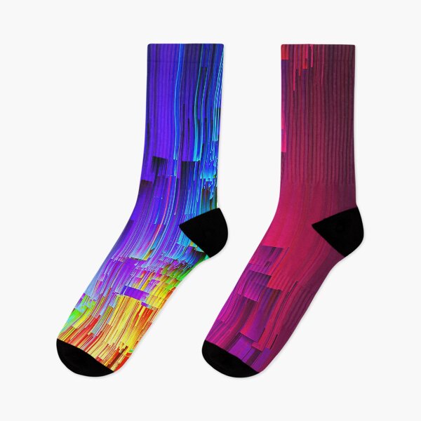 Item preview, Cyberpunk Futuristic Boldly Colorful Abstract Glitch Design Art designed and sold by DEC02.