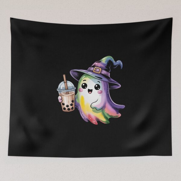 Item preview, ghost and  bubble tea designed and sold by jkrphoto.