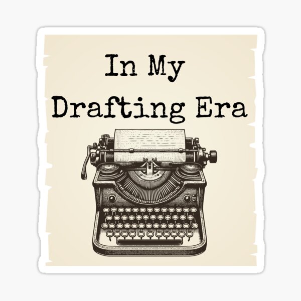 Item preview, In my Drafting Era (Writers Era Design) designed and sold by Art Worth Volumes.