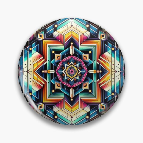 Item preview, Geometric decorative mystic pattern  designed and sold by Dogandesighn.