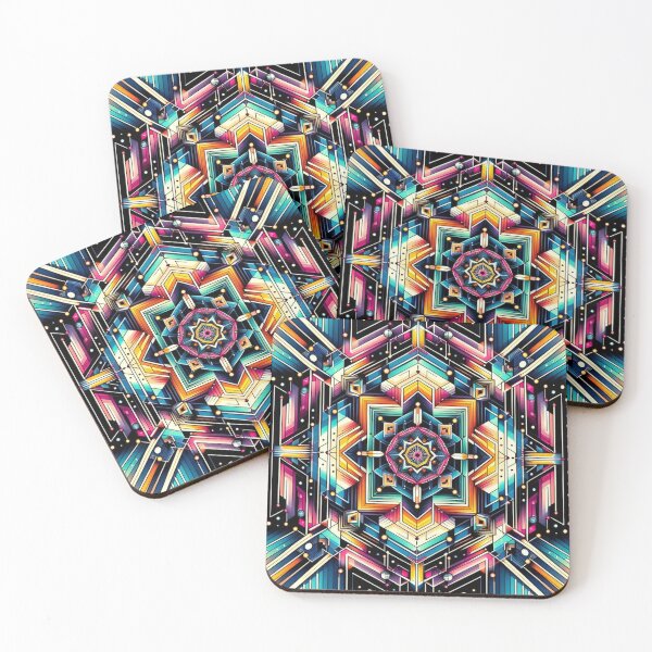 Item preview, Geometric decorative mystic pattern  designed and sold by Dogandesighn.