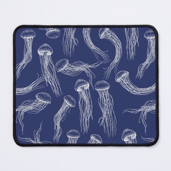 Item preview, Jellyfish Print - Navy designed and sold by Elizabeth Weglein.