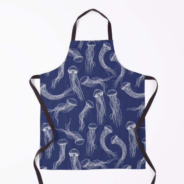 Item preview, Jellyfish Print - Navy designed and sold by Elizabeth Weglein.