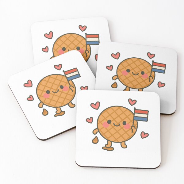 Item preview, Kawaii Stroopwafel with Dutch Flag designed and sold by k3rstman1.