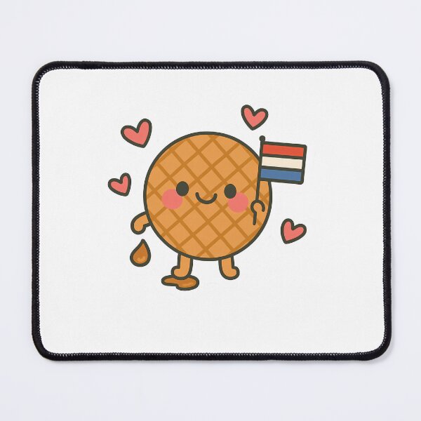 Item preview, Kawaii Stroopwafel with Dutch Flag designed and sold by k3rstman1.