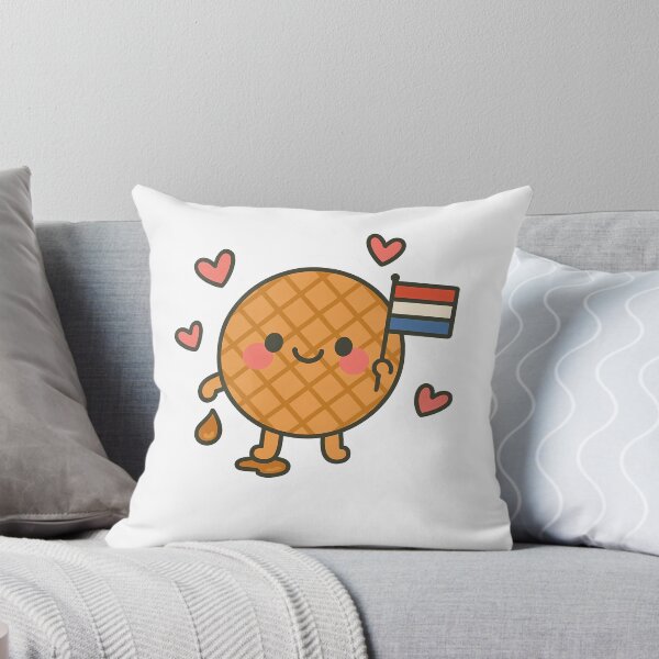 Item preview, Kawaii Stroopwafel with Dutch Flag designed and sold by k3rstman1.