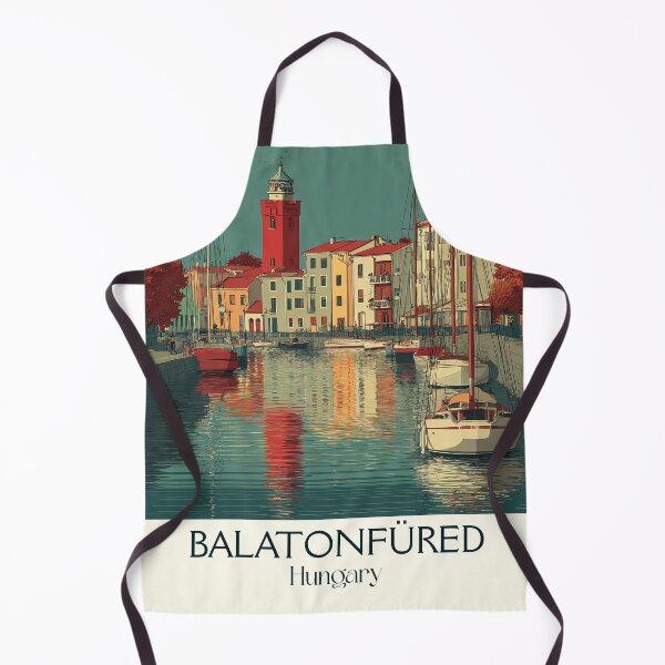 Item preview, Balatonfüred Hungary Riviera Romance Art designed and sold by TuncGK.