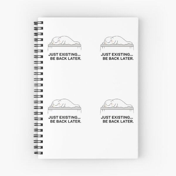 Item preview, Funny Minimalist Quote – Just Existing Sloth Art designed and sold by Shir.Design.